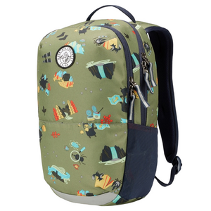 MEC Mountain Equipment Coop Green Cub Daypack Backpack Adventure Print 11L